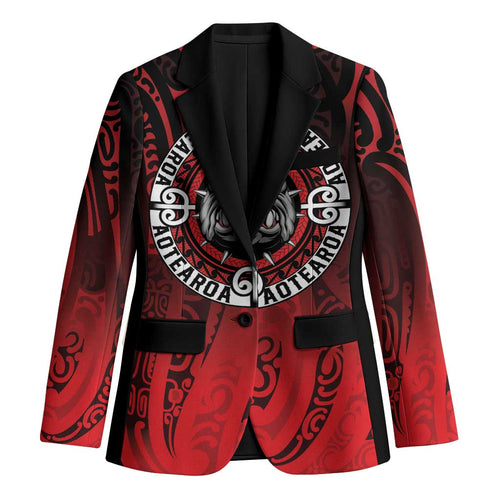 Aotearoa Bulldog Blazer New Zealand Kowhaiwhai Tribal - Aussie Hoodie