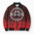 Aotearoa Bulldog Bomber Puffer Jacket New Zealand Kowhaiwhai Tribal - Aussie Hoodie