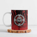 Aotearoa Bulldog Ceramic Mug New Zealand Kowhaiwhai Tribal - Aussie Hoodie