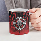 Aotearoa Bulldog Ceramic Mug New Zealand Kowhaiwhai Tribal - Aussie Hoodie