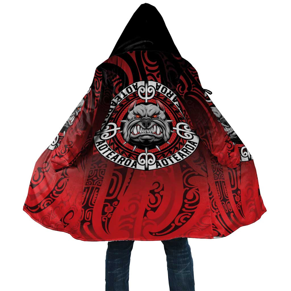 Aotearoa Bulldog Cloak New Zealand Kowhaiwhai Tribal - Aussie Hoodie