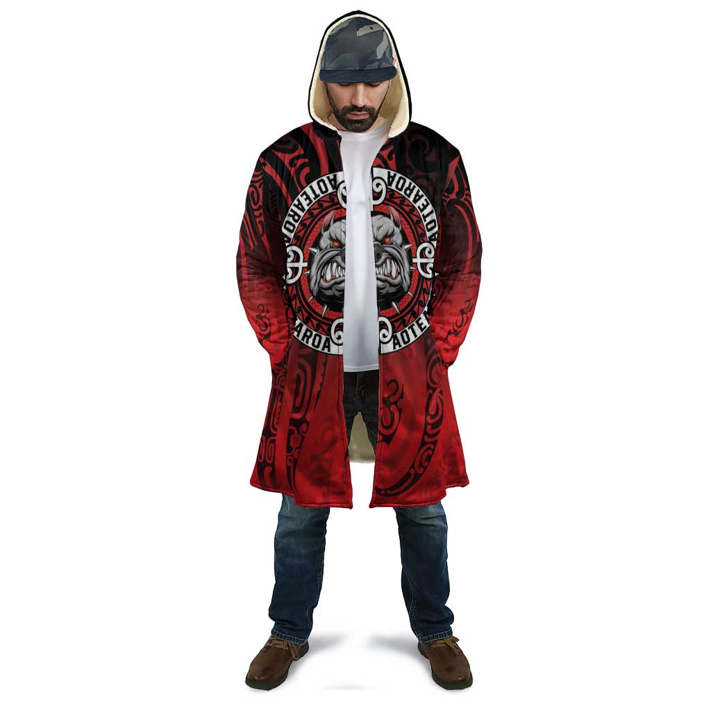 Aotearoa Bulldog Cloak New Zealand Kowhaiwhai Tribal - Aussie Hoodie