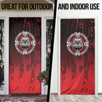Aotearoa Bulldog Door Cover New Zealand Kowhaiwhai Tribal - Aussie Hoodie