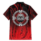 Aotearoa Bulldog Family Matching Mermaid Dress and Hawaiian Shirt New Zealand Kowhaiwhai Tribal