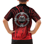 Aotearoa Bulldog Hawaiian Shirt New Zealand Kowhaiwhai Tribal