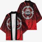 Aotearoa Bulldog Kimono New Zealand Kowhaiwhai Tribal - Aussie Hoodie