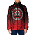 Aotearoa Bulldog Padded Jacket New Zealand Kowhaiwhai Tribal - Aussie Hoodie