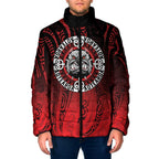 Aotearoa Bulldog Padded Jacket New Zealand Kowhaiwhai Tribal - Aussie Hoodie