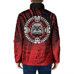 Aotearoa Bulldog Padded Jacket New Zealand Kowhaiwhai Tribal - Aussie Hoodie