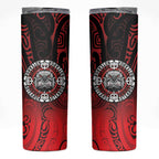 Aotearoa Bulldog Skinny Tumbler New Zealand Kowhaiwhai Tribal