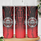 Aotearoa Bulldog Skinny Tumbler New Zealand Kowhaiwhai Tribal