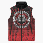 Aotearoa Bulldog Sleeveless Puffer Jacket New Zealand Kowhaiwhai Tribal - Aussie Hoodie