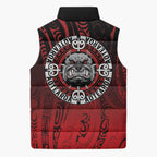 Aotearoa Bulldog Sleeveless Puffer Jacket New Zealand Kowhaiwhai Tribal - Aussie Hoodie