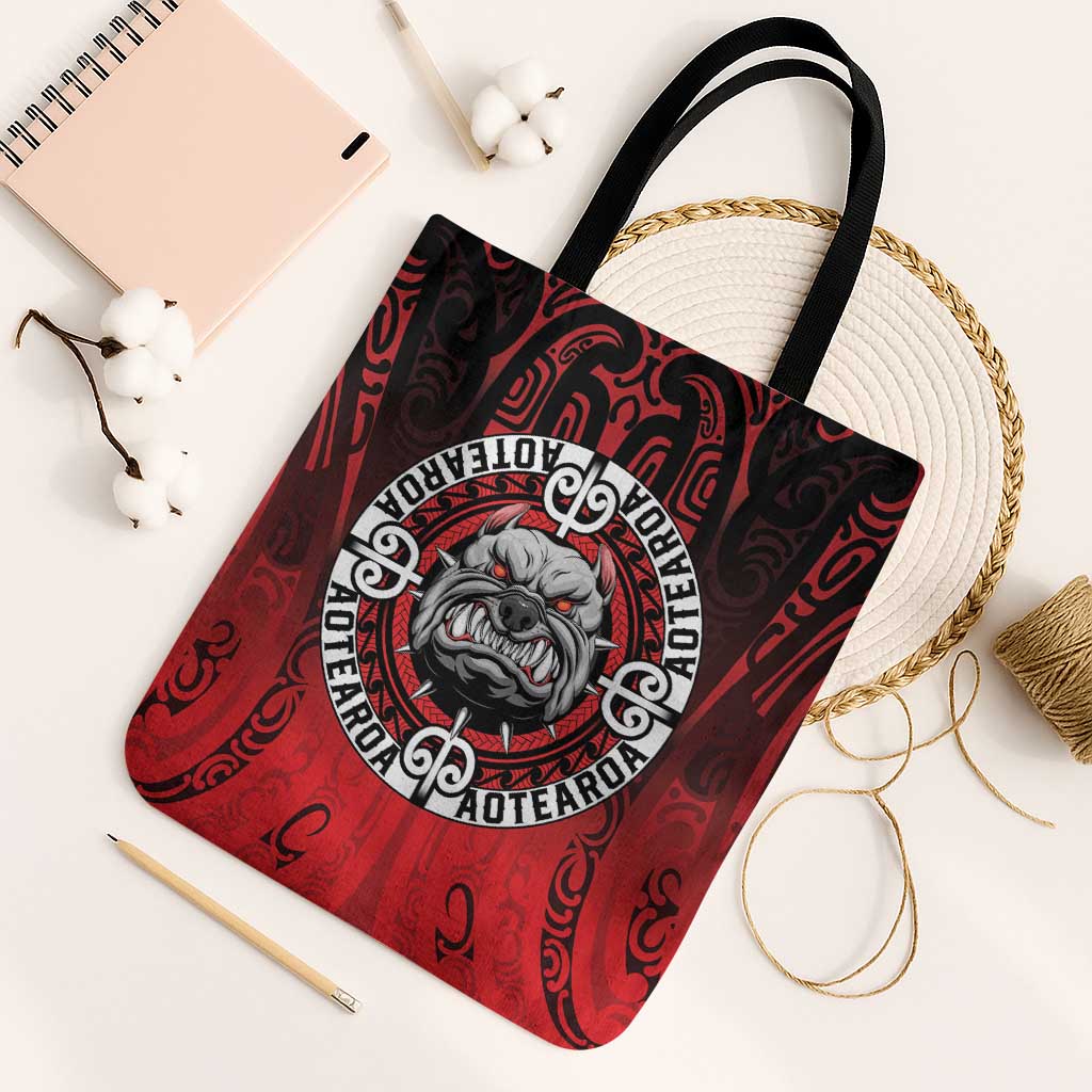Aotearoa Bulldog Tote Bag New Zealand Kowhaiwhai Tribal - Aussie Hoodie
