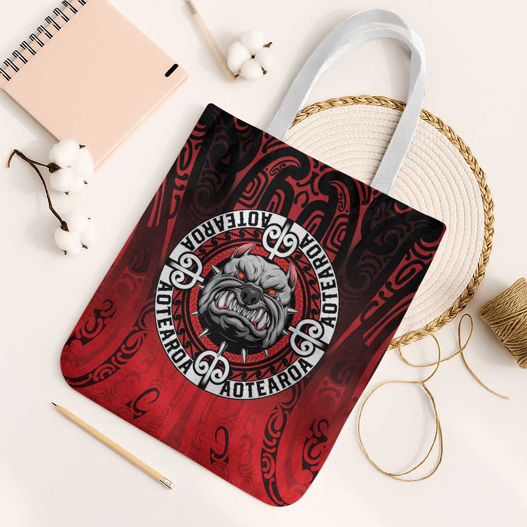 Aotearoa Bulldog Tote Bag New Zealand Kowhaiwhai Tribal - Aussie Hoodie