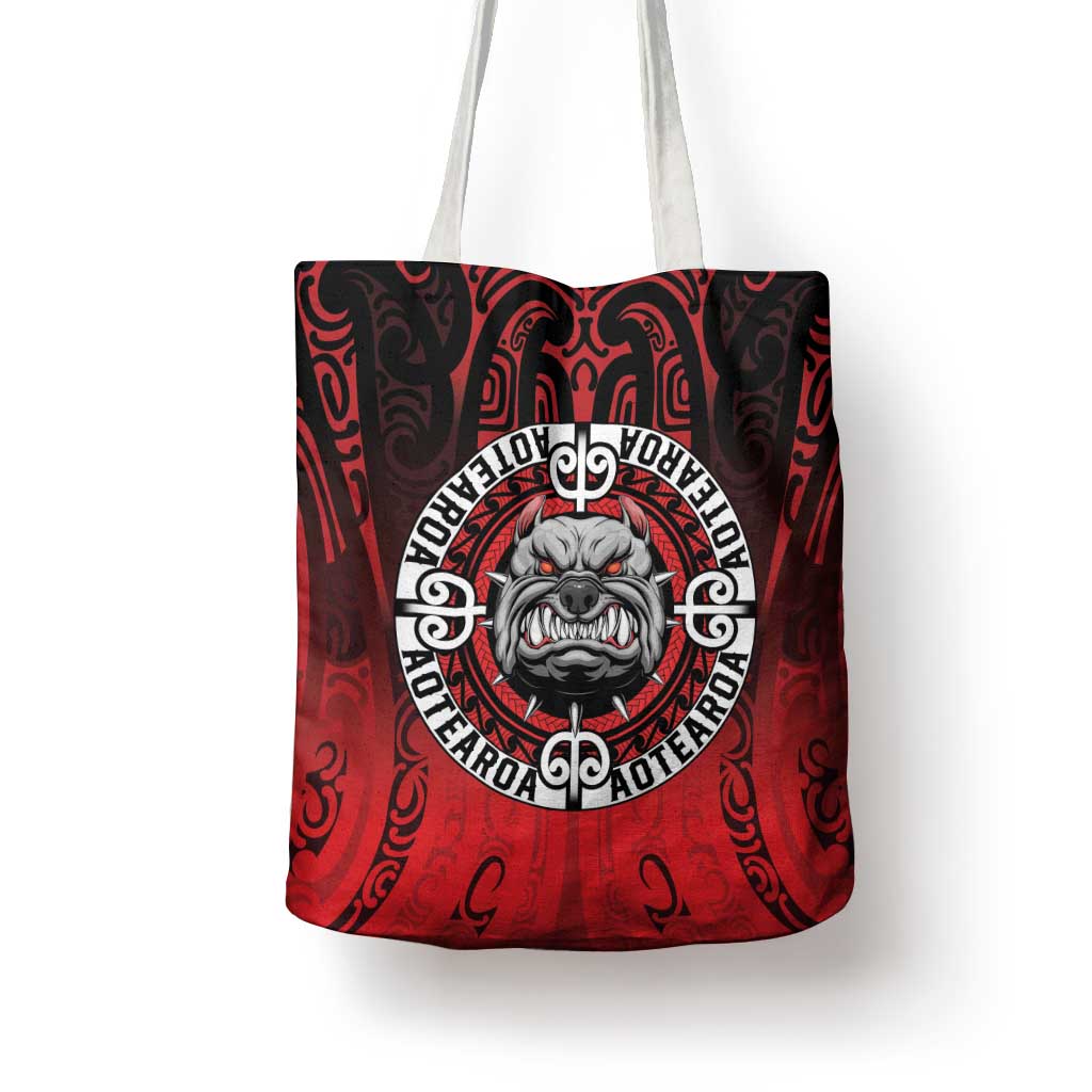 Aotearoa Bulldog Tote Bag New Zealand Kowhaiwhai Tribal - Aussie Hoodie