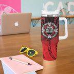 Aotearoa Bulldog Tumbler With Handle New Zealand Kowhaiwhai Tribal