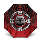 Aotearoa Bulldog Umbrella New Zealand Kowhaiwhai Tribal - Aussie Hoodie