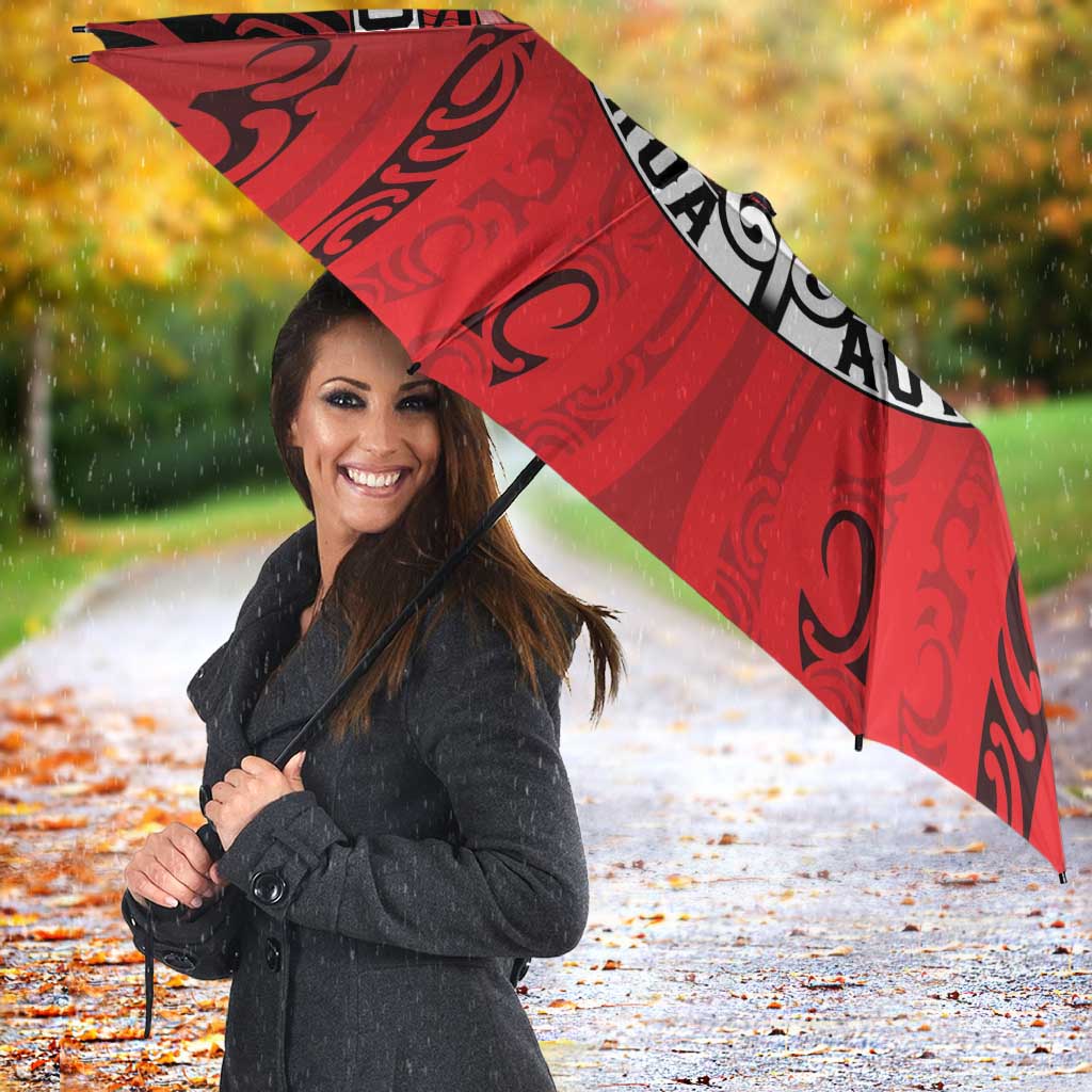 Aotearoa Bulldog Umbrella New Zealand Kowhaiwhai Tribal - Aussie Hoodie