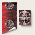 Aotearoa Bulldog Wrapping Paper New Zealand Kowhaiwhai Tribal - Aussie Hoodie