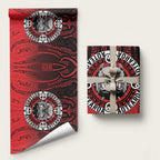 Aotearoa Bulldog Wrapping Paper New Zealand Kowhaiwhai Tribal - Aussie Hoodie