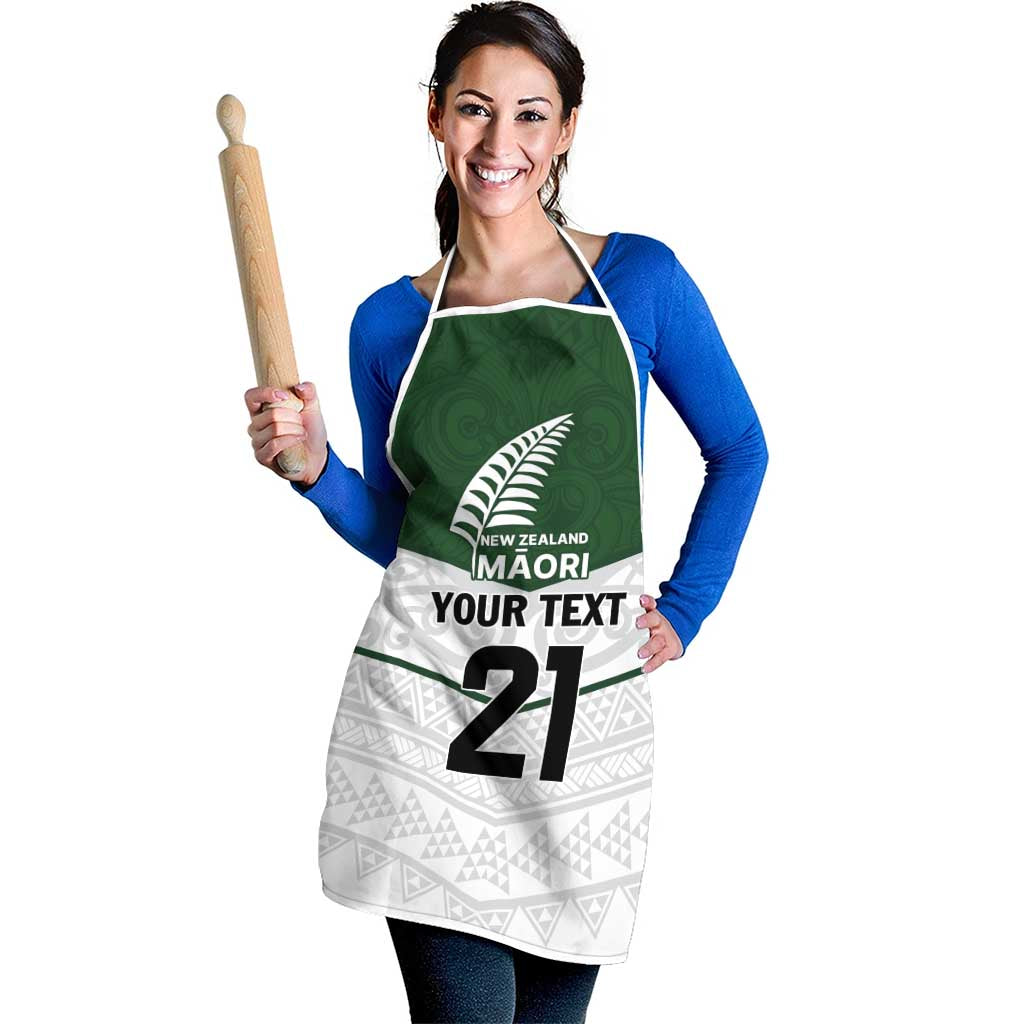 Custom New Zealand Maori Niho Taniwha Apron - Aussie Hoodie