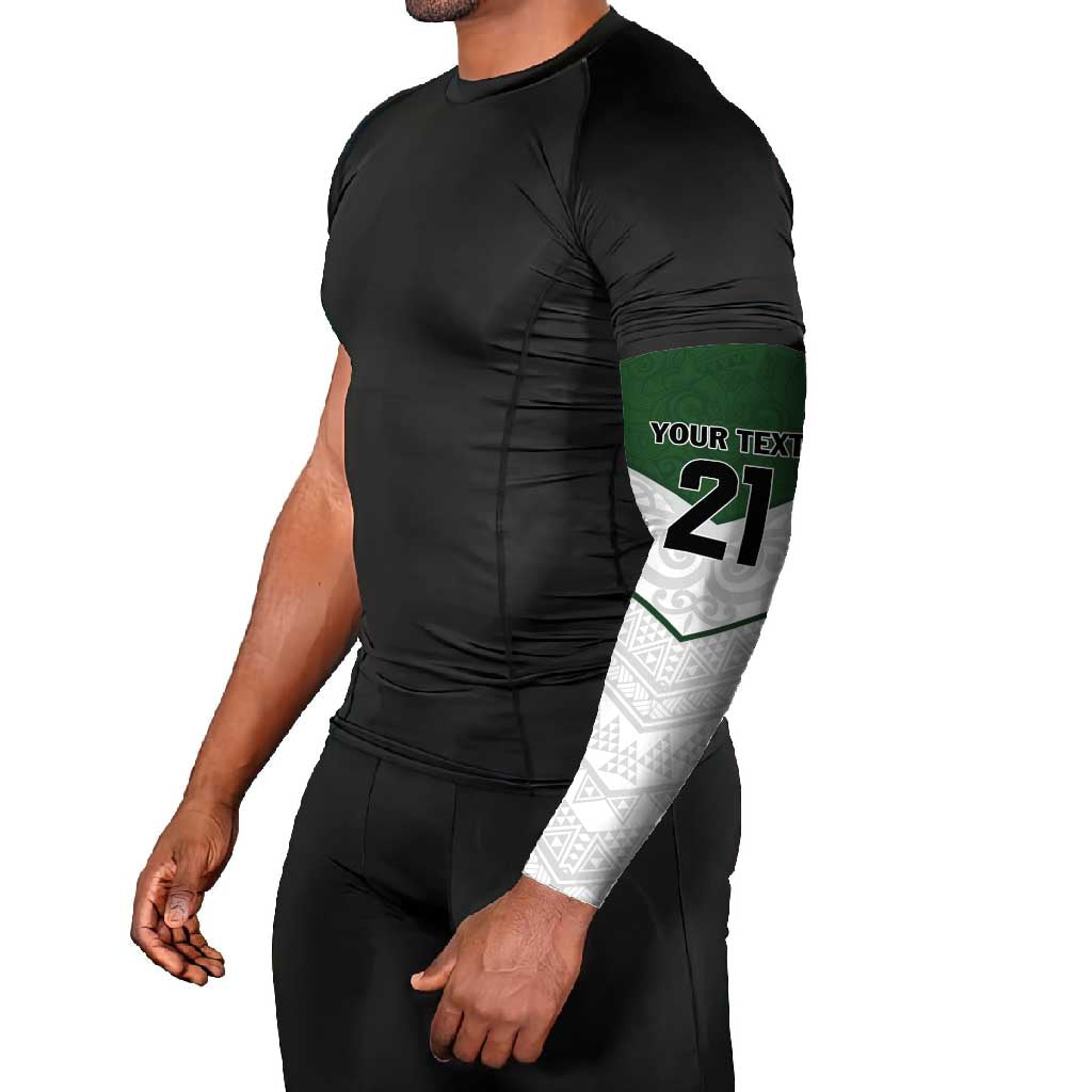 Custom New Zealand Maori Niho Taniwha Arm Sleeves - Aussie Hoodie