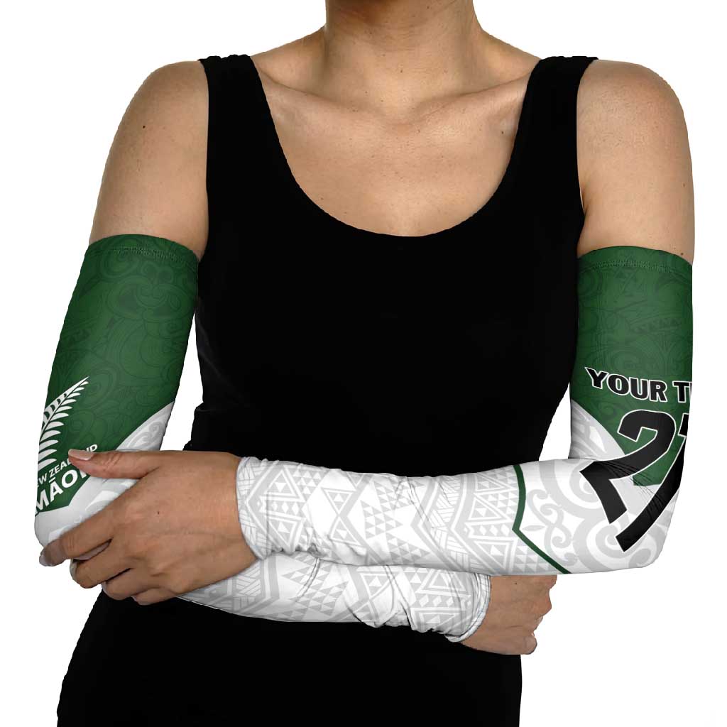 Custom New Zealand Maori Niho Taniwha Arm Sleeves - Aussie Hoodie
