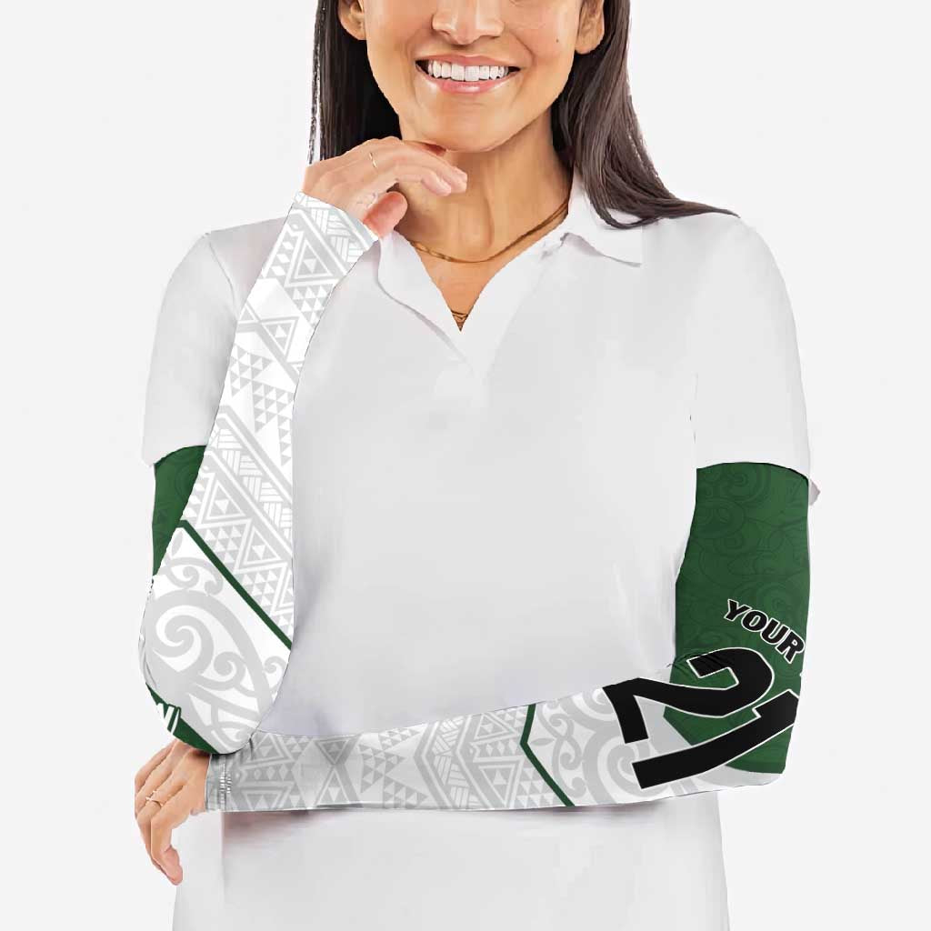 Custom New Zealand Maori Niho Taniwha Arm Sleeves - Aussie Hoodie