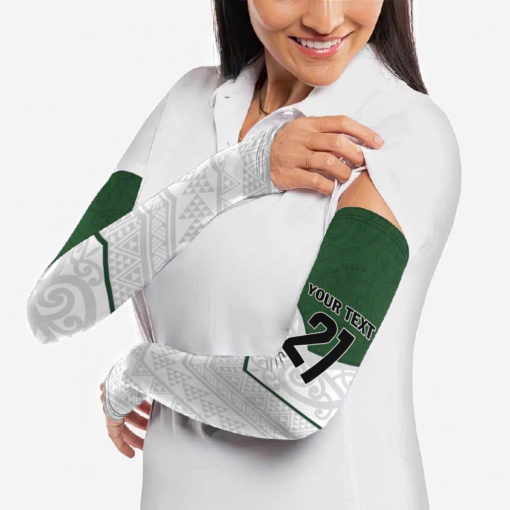 Custom New Zealand Maori Niho Taniwha Arm Sleeves - Aussie Hoodie