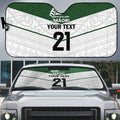 Custom New Zealand Maori Niho Taniwha Auto Sun Shade - Aussie Hoodie