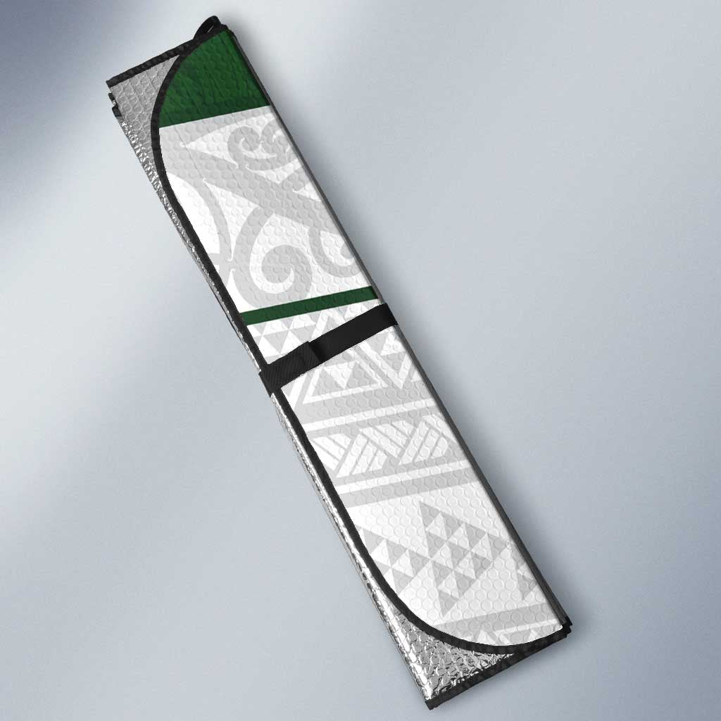 Custom New Zealand Maori Niho Taniwha Auto Sun Shade - Aussie Hoodie