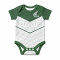 Custom New Zealand Maori Niho Taniwha Baby Onesie