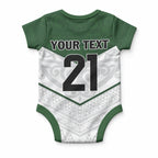 Custom New Zealand Maori Niho Taniwha Baby Onesie