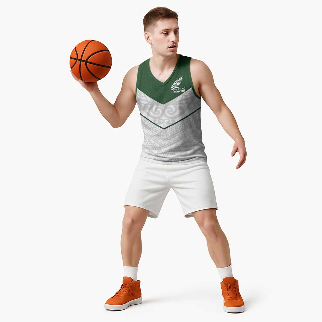 Custom New Zealand Maori Niho Taniwha Basketball Jersey - Aussie Hoodie