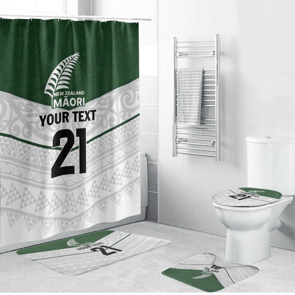 Custom New Zealand Maori Niho Taniwha Bathroom Set - Aussie Hoodie