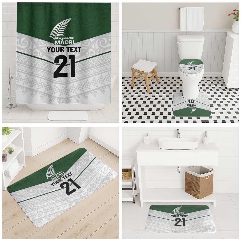Custom New Zealand Maori Niho Taniwha Bathroom Set - Aussie Hoodie