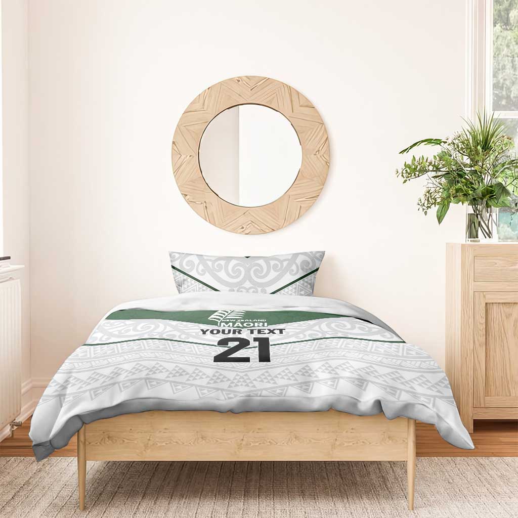 Custom New Zealand Maori Niho Taniwha Bedding Set