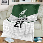 Custom New Zealand Maori Niho Taniwha Blanket