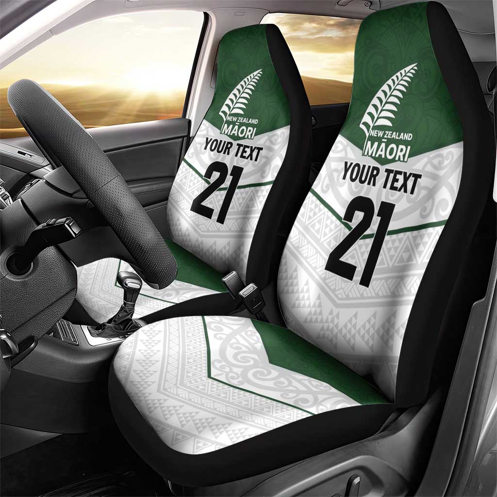 Custom New Zealand Maori Niho Taniwha Car Seat Cover