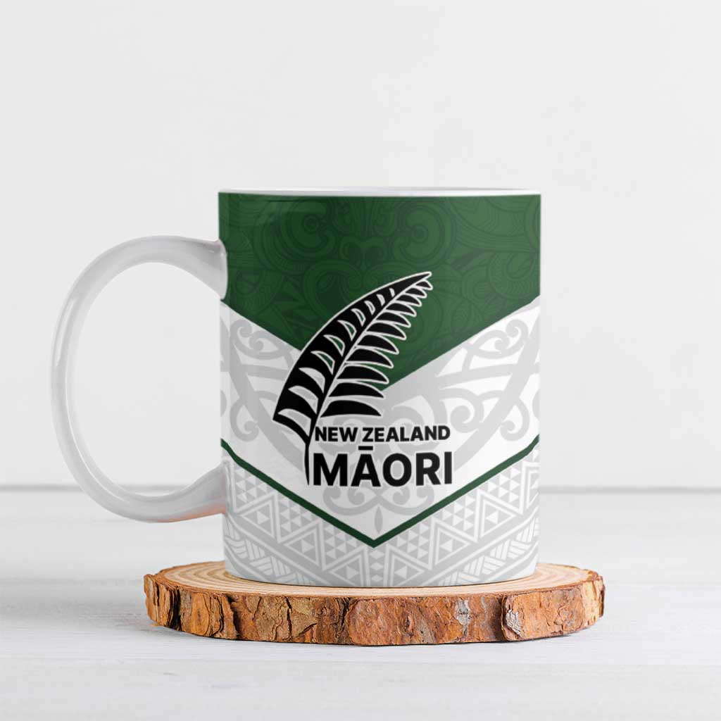 Custom New Zealand Maori Niho Taniwha Ceramic Mug - Aussie Hoodie