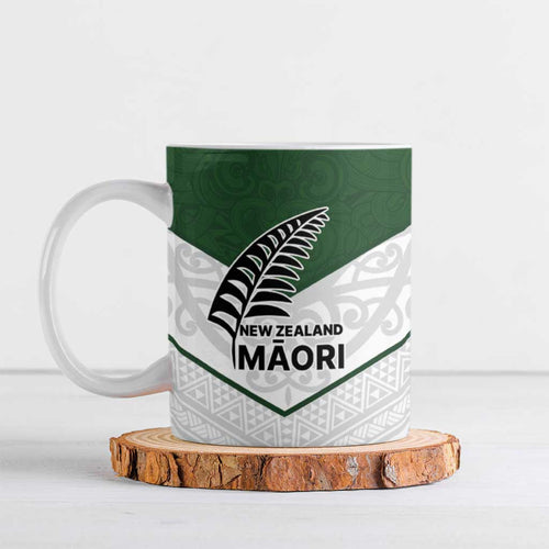 Custom New Zealand Maori Niho Taniwha Ceramic Mug - Aussie Hoodie