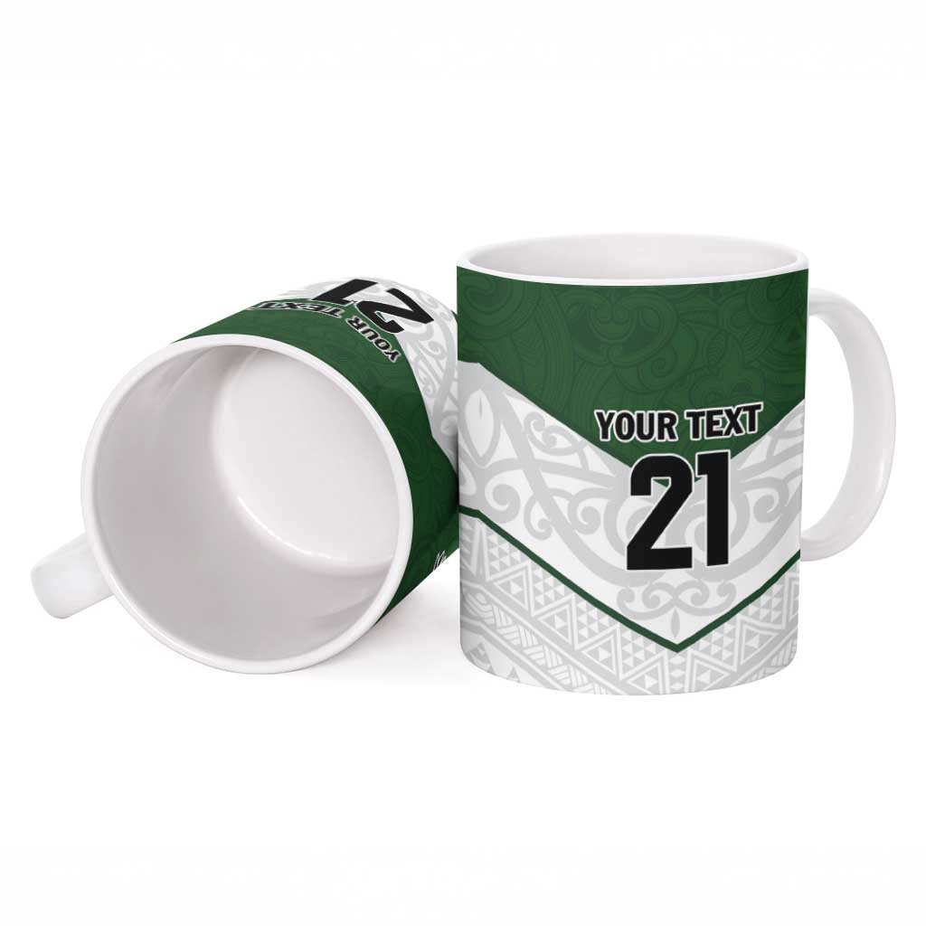 Custom New Zealand Maori Niho Taniwha Ceramic Mug - Aussie Hoodie