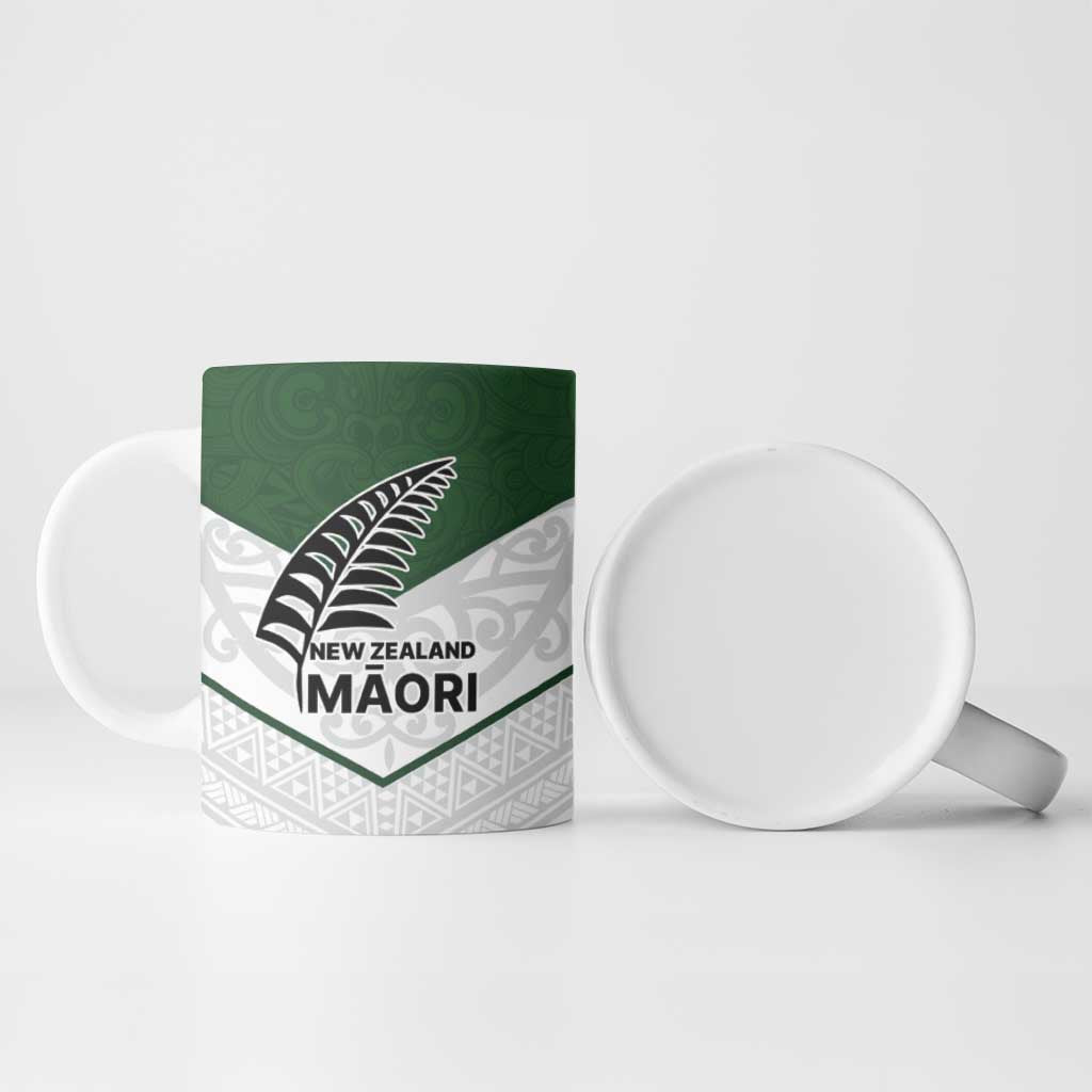 Custom New Zealand Maori Niho Taniwha Ceramic Mug - Aussie Hoodie