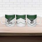 Custom New Zealand Maori Niho Taniwha Ceramic Mug - Aussie Hoodie