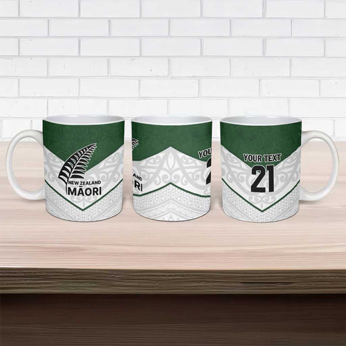 Custom New Zealand Maori Niho Taniwha Ceramic Mug - Aussie Hoodie