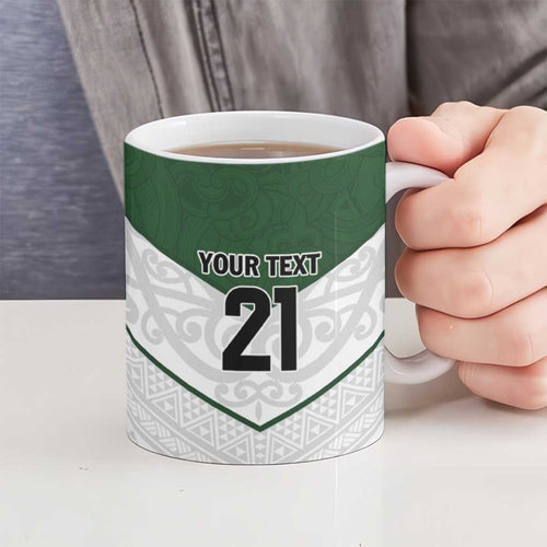 Custom New Zealand Maori Niho Taniwha Ceramic Mug - Aussie Hoodie