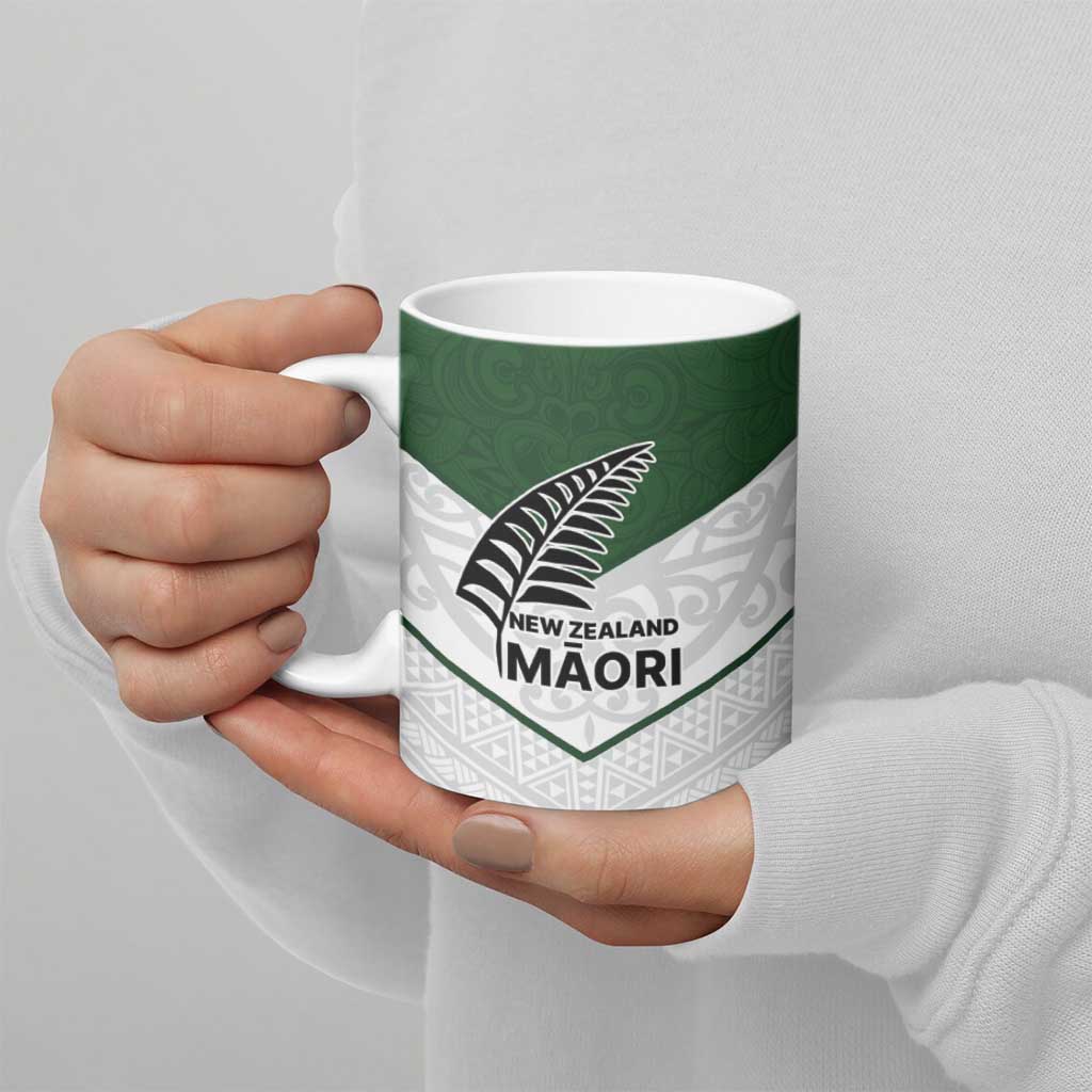 Custom New Zealand Maori Niho Taniwha Ceramic Mug - Aussie Hoodie