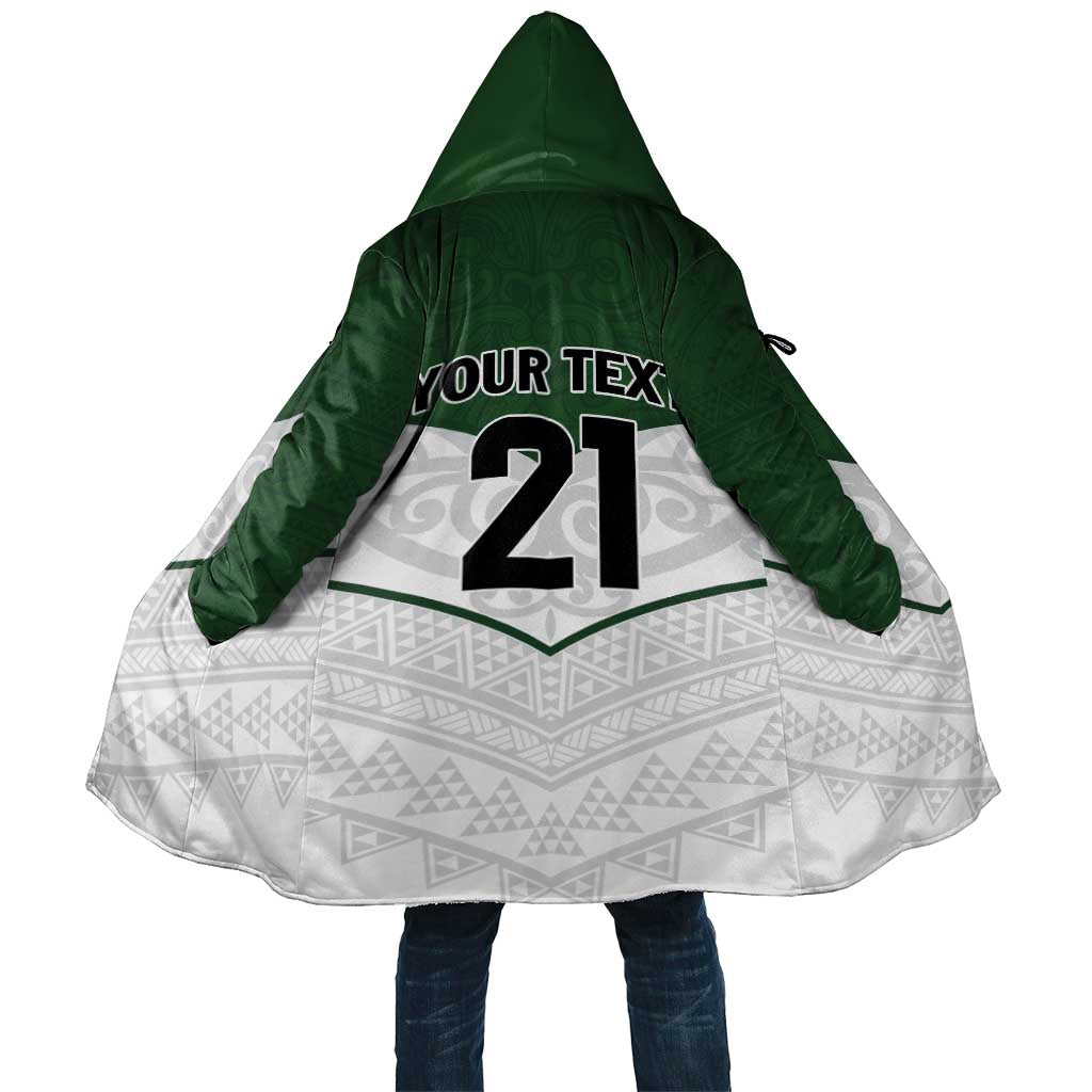 Custom New Zealand Maori Niho Taniwha Cloak - Aussie Hoodie