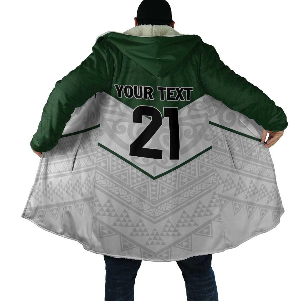 Custom New Zealand Maori Niho Taniwha Cloak - Aussie Hoodie